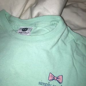 Teal simply souther shirt